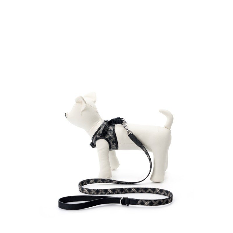 Custom pu leather pet dog collar leash