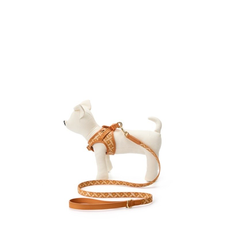 Custom pu leather pet dog collar leash